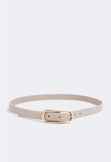 Oval Buckle Belt