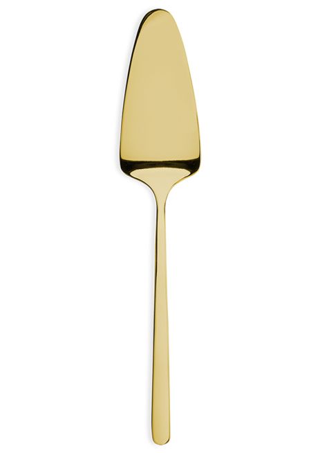 Stainless Steel Gold Toned Cake Server