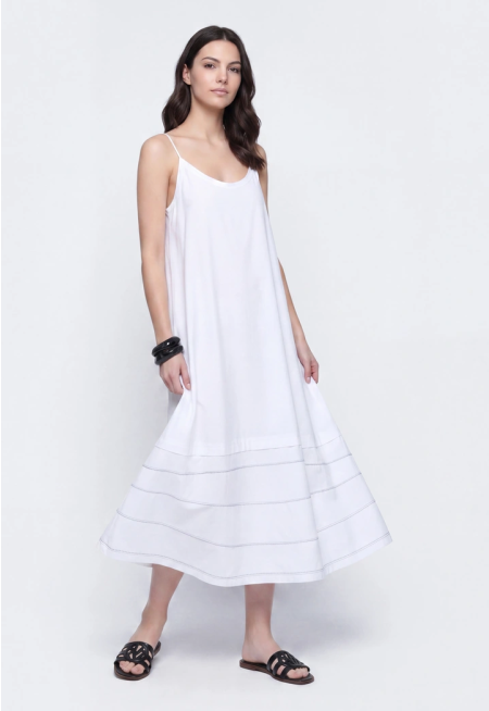 Stitch-Detail Dress