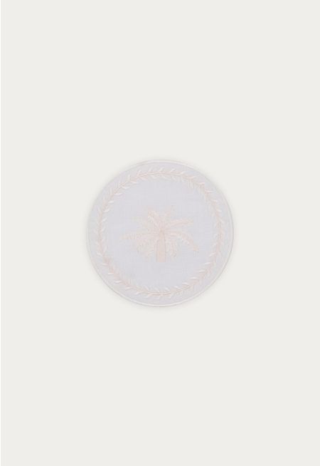 Linen Table Coaster Set Of 6