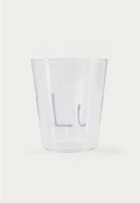 Borosilicate Tumbler W/ L Icon