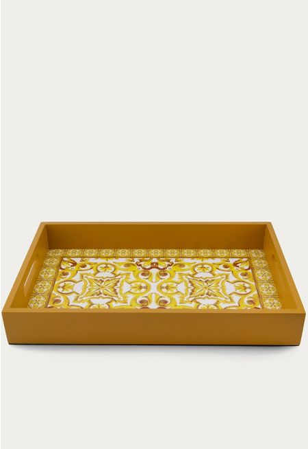 Big Wooden Tray With Depth 