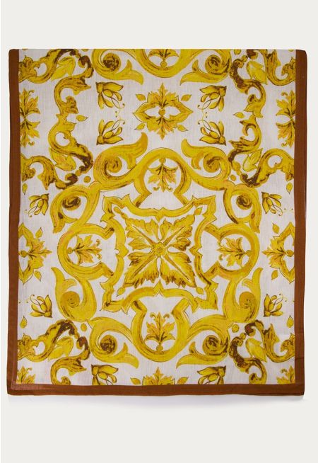 Large Printed Table Runner