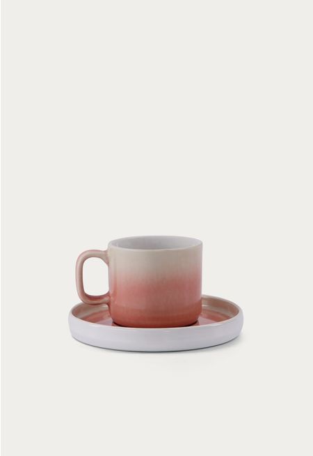 Cup & Saucer Set Of 2 Pcs