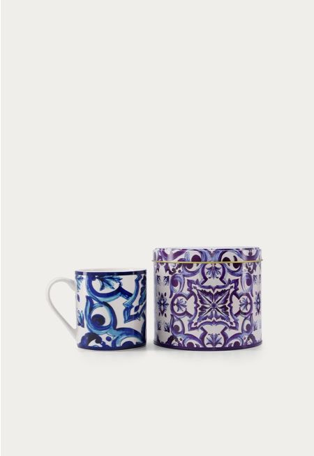 Tin & Box With Mug