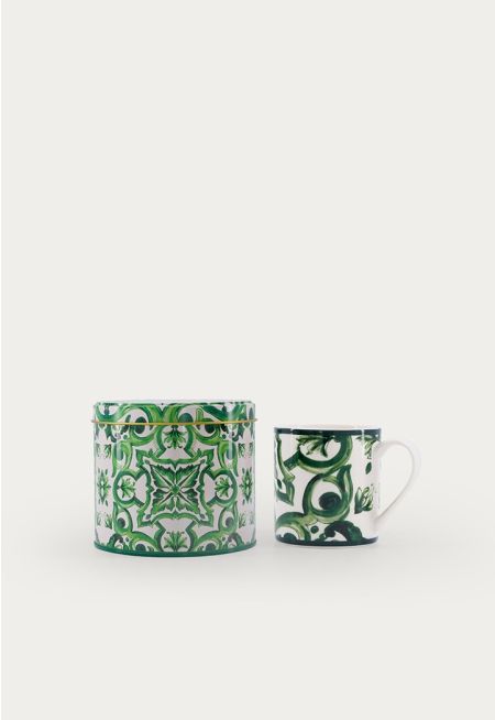 Tin & Box With Mug