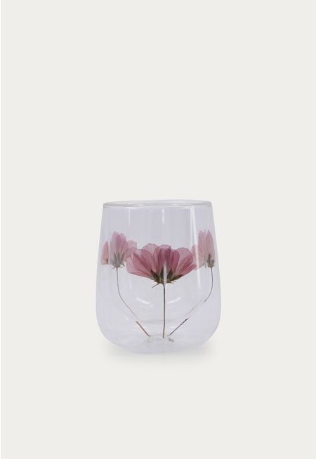 Glass Tumbler Set Of 2 Pcs