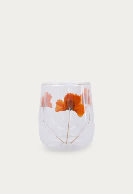 Glass Tumbler Set Of 2 Pcs