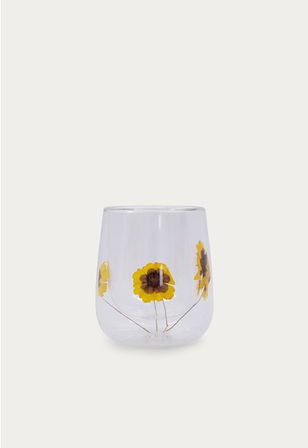Glass Tumbler Set Of 2 Pcs