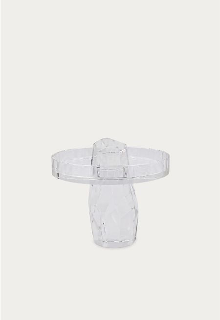 Crystal Tray With Stand