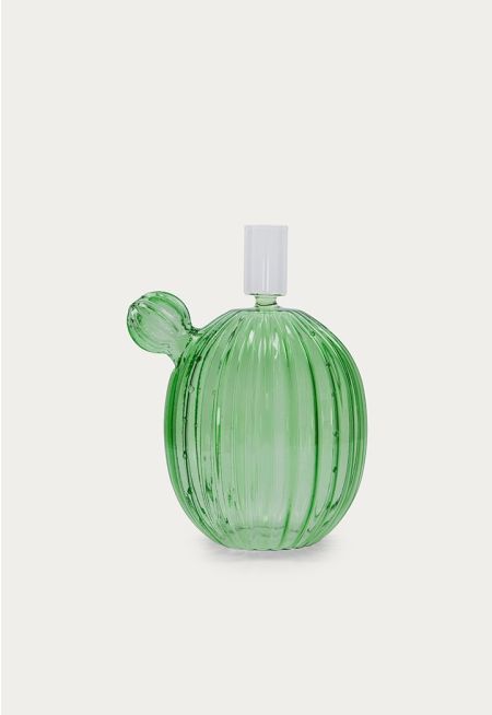 Cactus Shape Glass Candle Holder