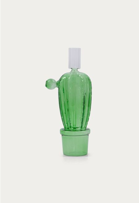 Cactus Shape Glass Candle Holder