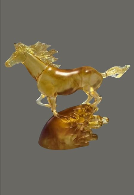 3D Coloured Glaze Horse Home Decor