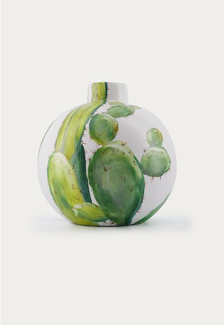 Hand-Painted Porcelain Vase