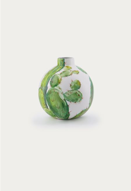 Hand-Painted Porcelain Vase