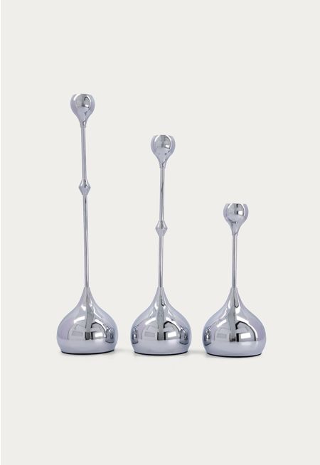 Metal Candle Holder Set Of 3