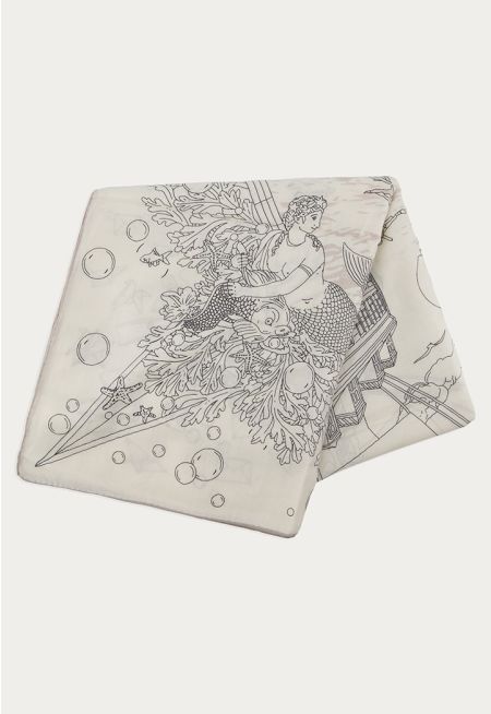 Printed Scarf 140*140 Cm