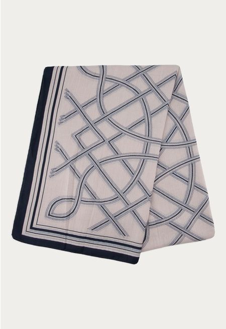 Printed Scarf 50*180 Cm