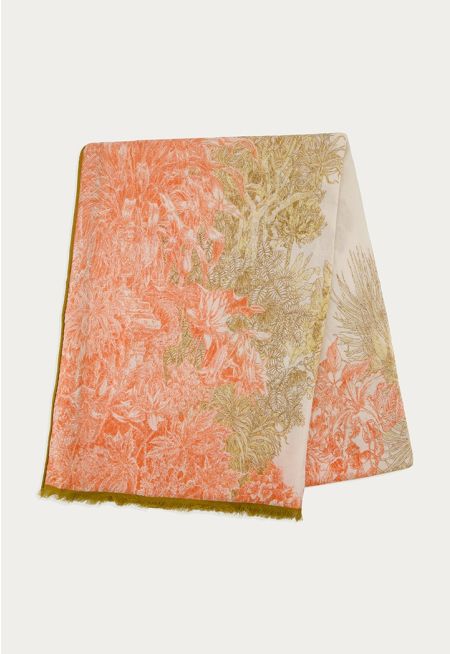 Printed Scarf 65*180 Cm