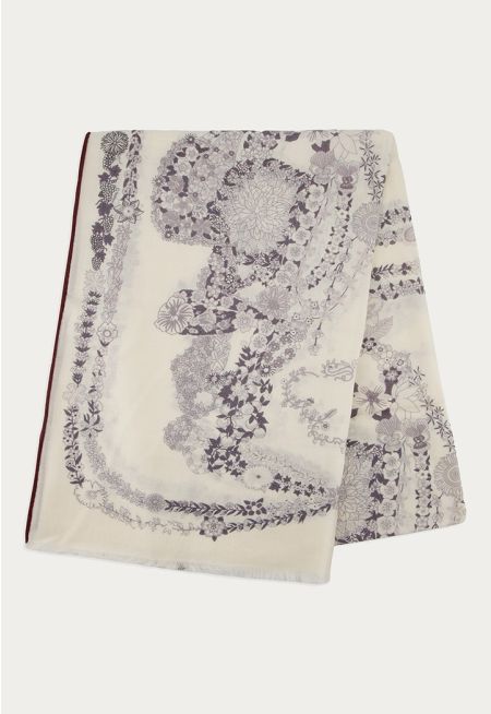 Printed Scarf 65*180 Cm