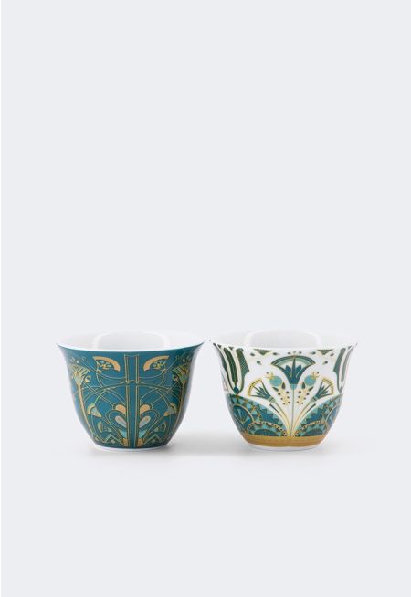 Porcelain Arabic Coffee Cup 70ml Set (6 Pcs)