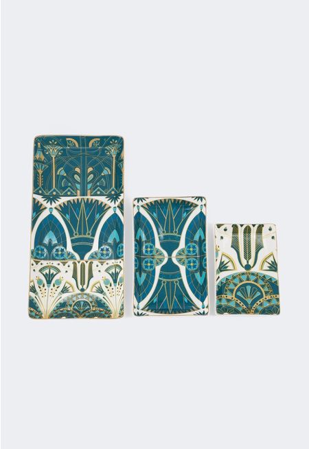 Rectangular Tray Set (3 Pcs)