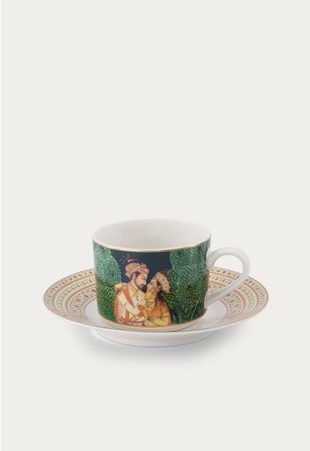 Tea Cup & Saucer Set Of 6 Pcs