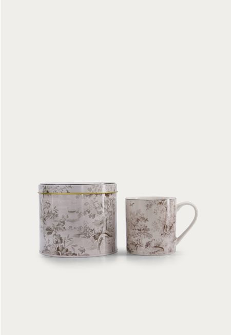 Tin Box With Mug  