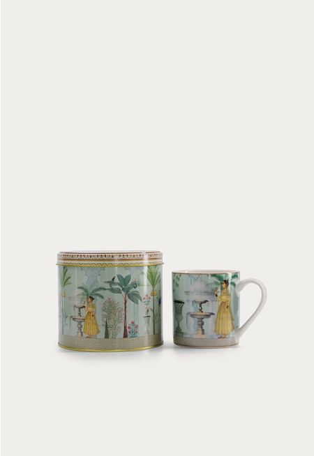 Tin Box With Mug