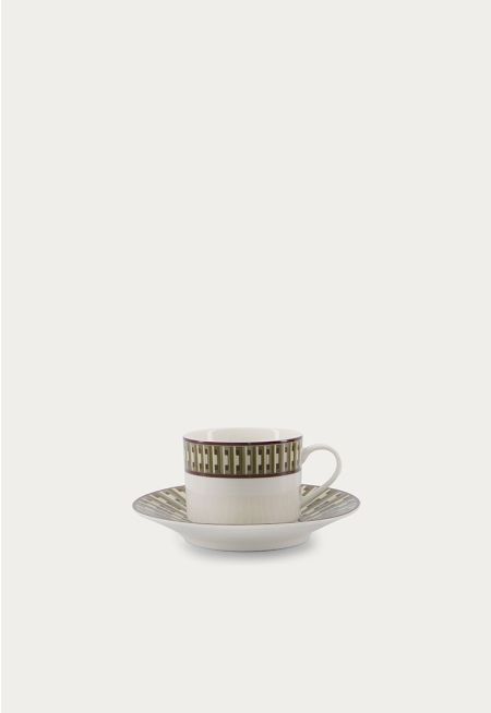 Tea Cup & Saucer Set Of 6 Pcs