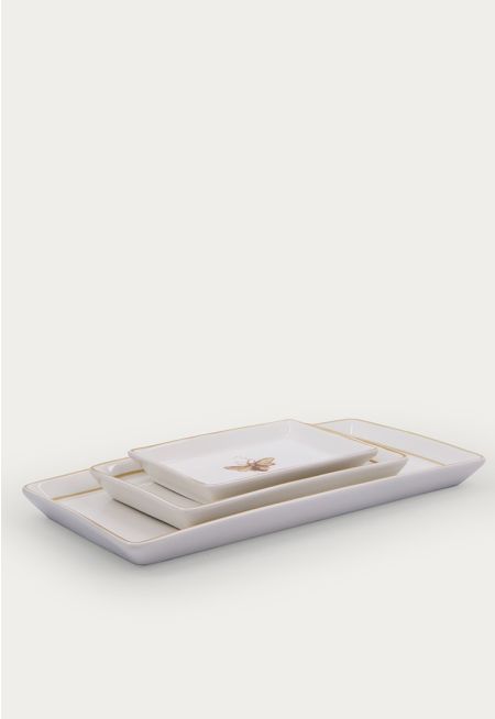 Tray Set Of 3 Pcs