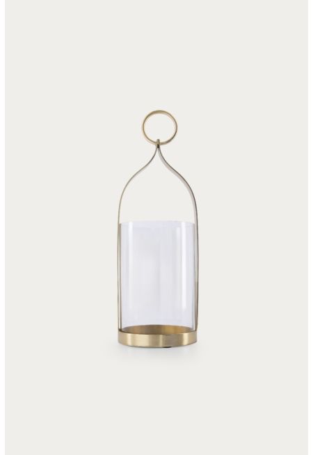 Metal Lantern Gold - Small