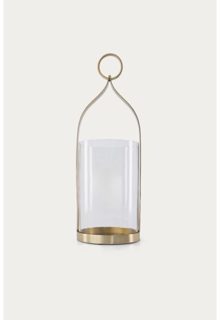 Metal Lantern Gold - Large