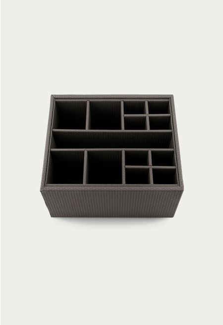 Kitchen Organizer Box with Leather