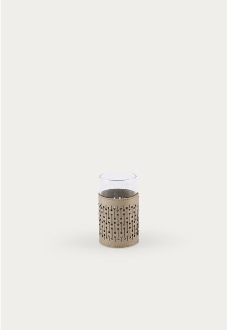 Leather Embellished Tumbler (6 Pcs)