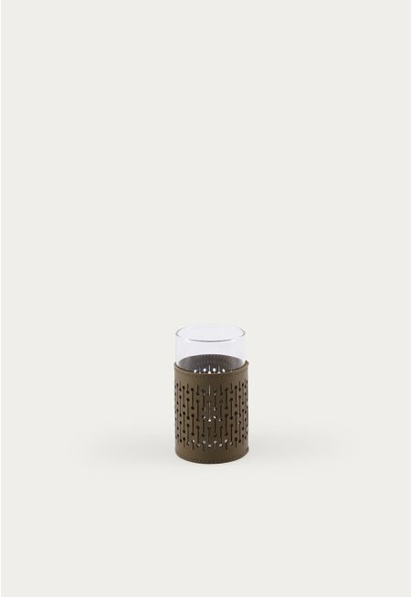 Leather Embellished Tumbler (6 Pcs)