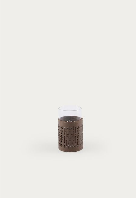 Leather Embellished Tumbler (6 Pcs)