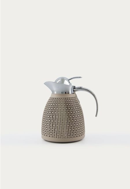 Vacuum Flask With Leather Design 1L