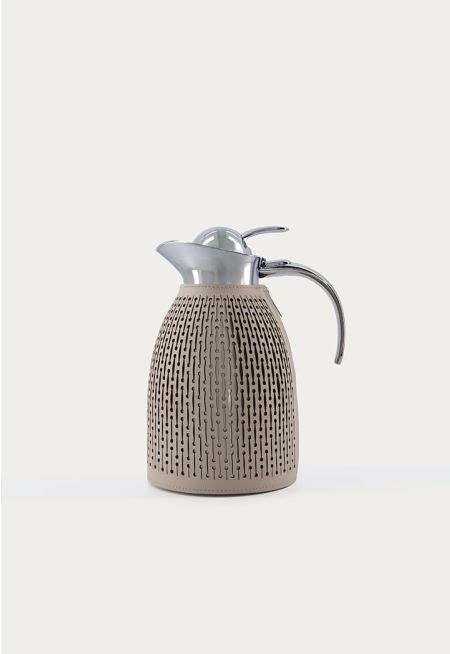Vacuum Flask With Leather Design 1.5L