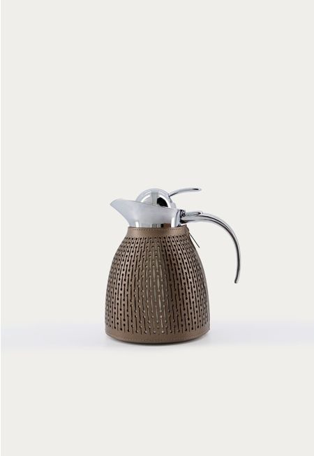 Vacuum Flask With Leather Design 1L