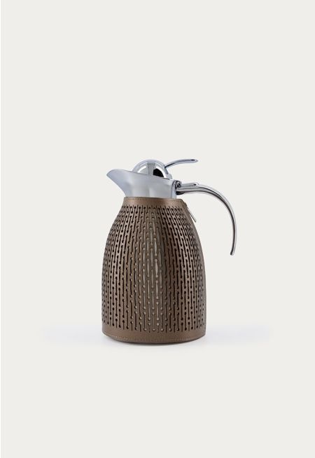 Vacuum Flask With Leather Design 1.5L