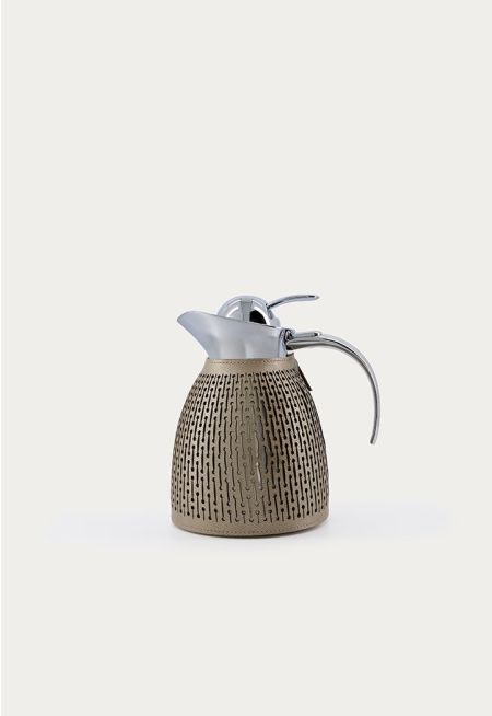 Vacuum Flask With Leather Design 1L