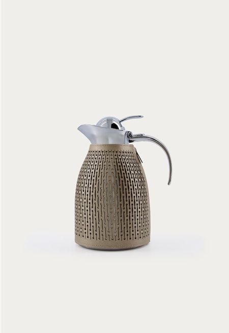 Vacuum Flask With Leather Design 1.5L