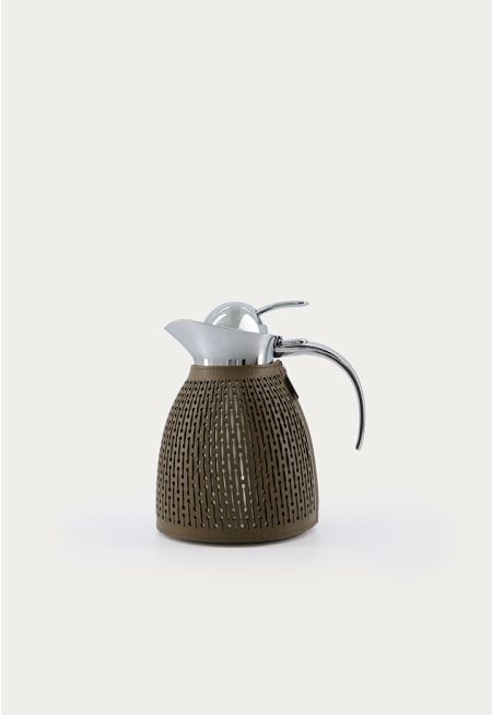 Vacuum Flask With Leather Design 1L