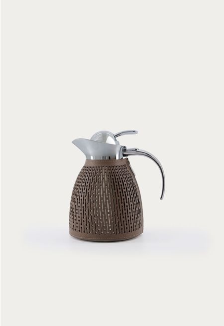 Vacuum Flask With Leather Design 1L