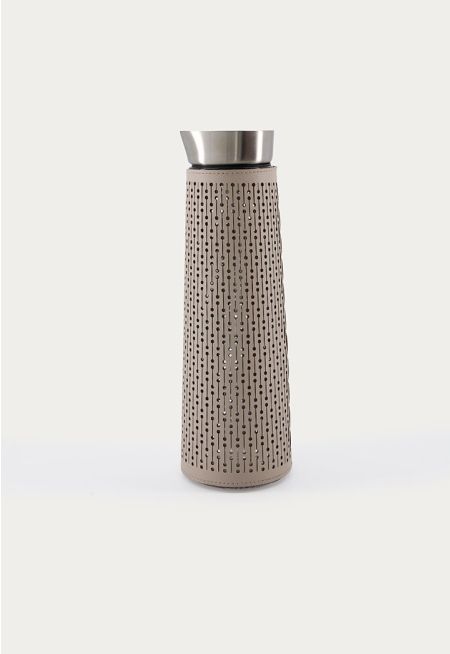 Vacuum Flask With Leather Design 1L