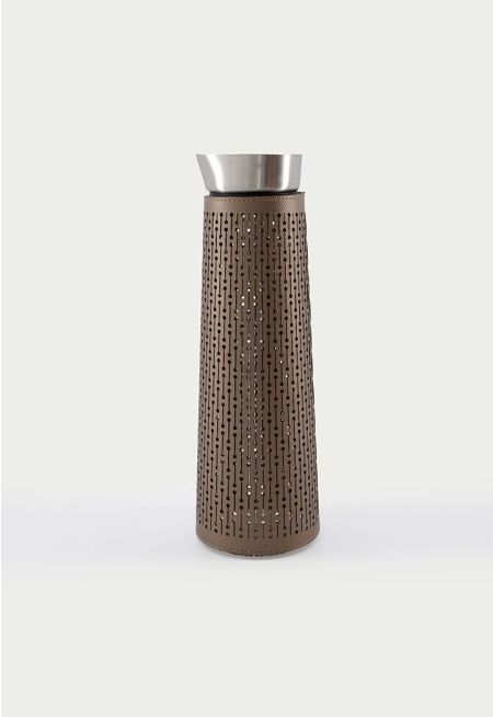 Vacuum Flask With Leather Design 1L