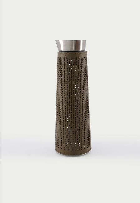 Vacuum Flask With Leather Design 1L