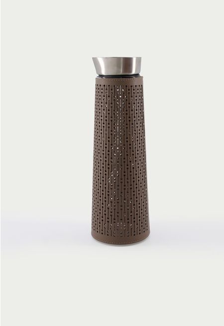 Vacuum Flask With Leather Design 1L