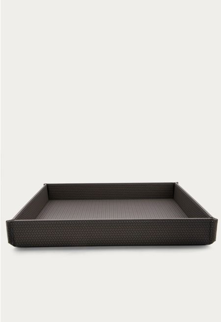 Square Leather Tray